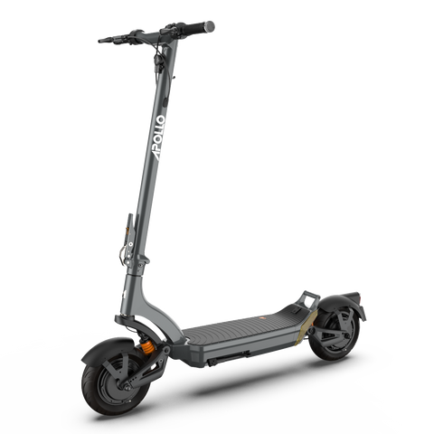 Apollo City Pro 2023 electric scooter in grey.